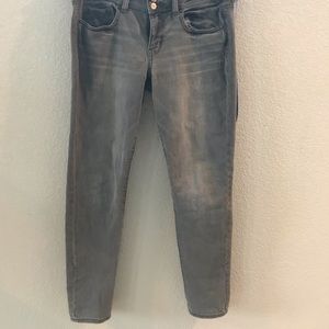 American Eagle grey skinny jeans ankle-length